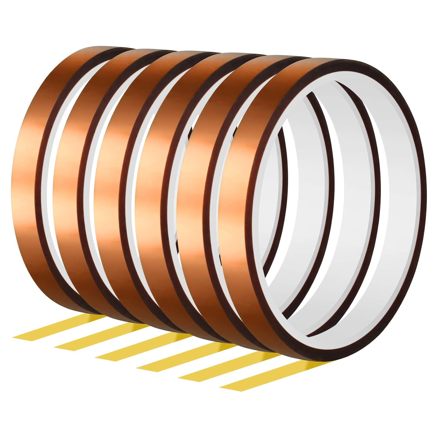 500°F Gold Finger Kapton Tape - Ultra-Thin Polyimide for SMT & Reflow Soldering